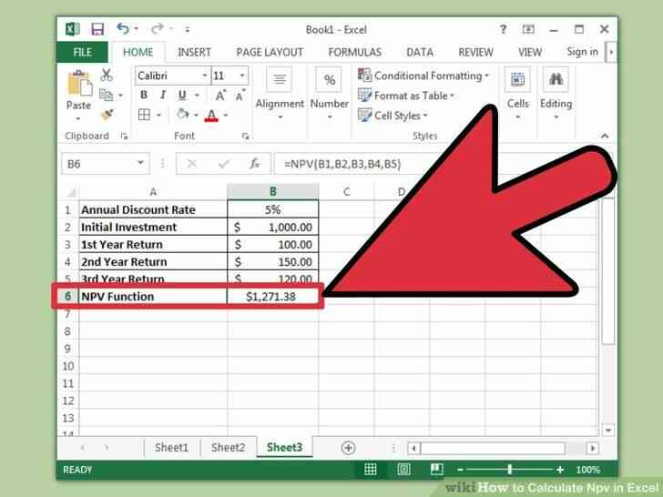 Comment Calculer La Van Dans Excel