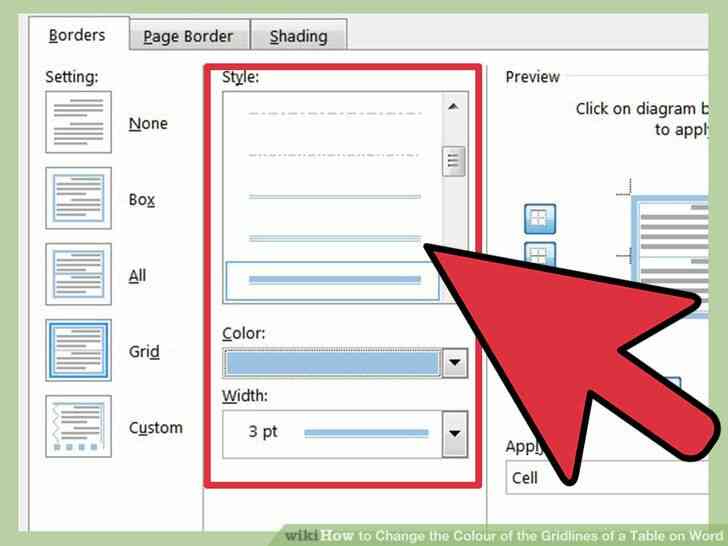 Comment Changer La Couleur Du Quadrillage D Un Tableau Sur Word