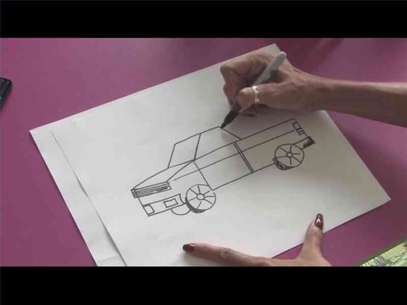 Comment Dessiner un Camion pick-up