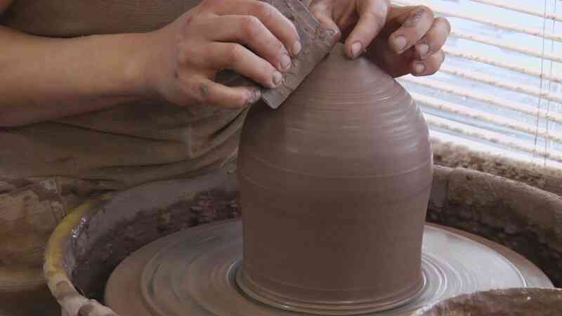 Le séchage des Pots en Argile avec un Chalumeau au Propane