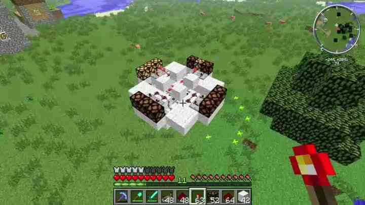 Comment Faire un Minecraft Phare Avec des Lampes de Redstone