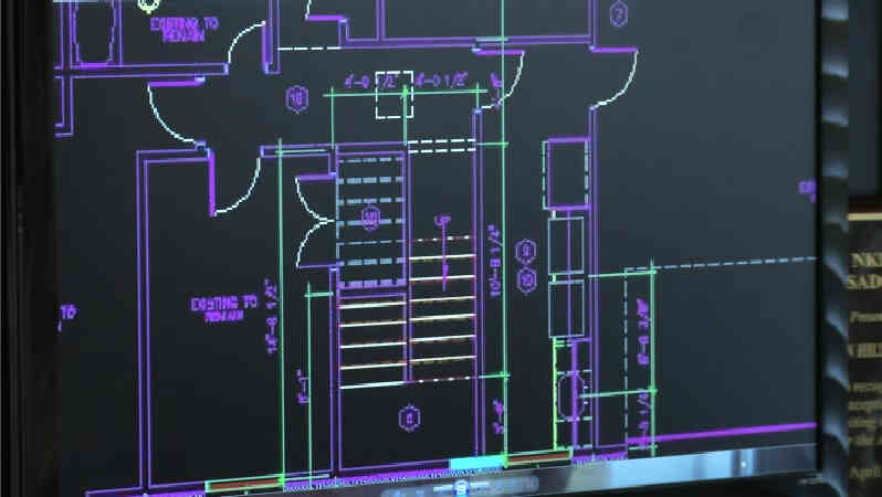 Comment Dessiner un plan de sous-sol, Escaliers