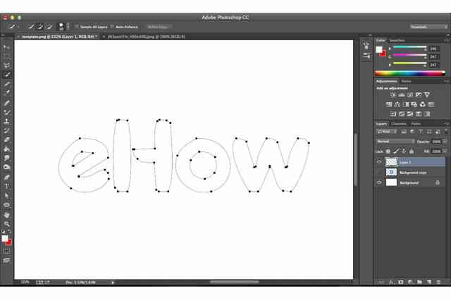 Comment faire pour Convertir une Sélection En Tracé dans Photoshop
