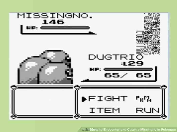 comment rencontrer missingno