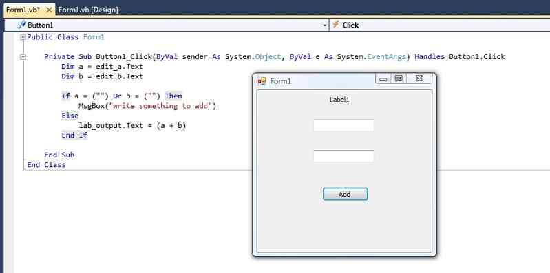 Comment programmer en Visual Basic .NET (VB.NET)
