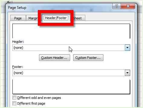 comment faire un pied de page dans excel