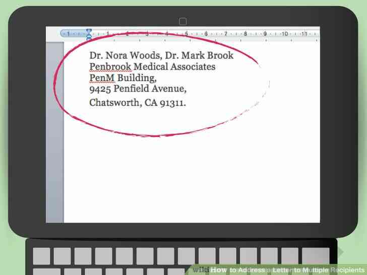 Comment adresser une Lettre Ã  Plusieurs Destinataires