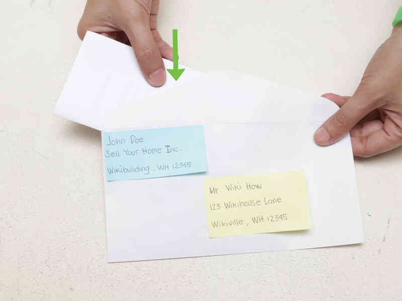 Comment Plier et Insérer une Lettre Dans une Enveloppe