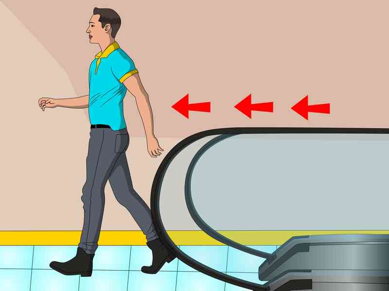 Comment monter et descendre un Escalator